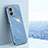 Ultra-thin Silicone Gel Soft Case Cover XL1 for Oppo A77 5G Blue