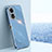 Ultra-thin Silicone Gel Soft Case Cover XL1 for Oppo A78 4G Blue