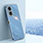 Ultra-thin Silicone Gel Soft Case Cover XL1 for Oppo A98 5G Blue