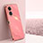 Ultra-thin Silicone Gel Soft Case Cover XL1 for Oppo A98 5G Hot Pink