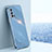 Ultra-thin Silicone Gel Soft Case Cover XL1 for Oppo F19 Blue