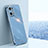 Ultra-thin Silicone Gel Soft Case Cover XL1 for Oppo Find X5 5G Blue