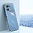 Ultra-thin Silicone Gel Soft Case Cover XL1 for Oppo K10 5G Blue