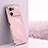 Ultra-thin Silicone Gel Soft Case Cover XL1 for Oppo K10 5G Pink