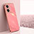 Ultra-thin Silicone Gel Soft Case Cover XL1 for Oppo K11 5G Hot Pink