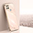 Ultra-thin Silicone Gel Soft Case Cover XL1 for Realme Q2i 5G Rose Gold