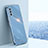 Ultra-thin Silicone Gel Soft Case Cover XL1 for Vivo iQOO 7 India 5G Blue