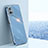 Ultra-thin Silicone Gel Soft Case Cover XL1 for Vivo iQOO Z6 5G Blue