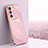 Ultra-thin Silicone Gel Soft Case Cover XL1 for Vivo V27e 5G Pink