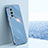 Ultra-thin Silicone Gel Soft Case Cover XL1 for Vivo X70 5G Blue