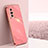 Ultra-thin Silicone Gel Soft Case Cover XL1 for Vivo X70 5G Hot Pink