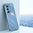 Ultra-thin Silicone Gel Soft Case Cover XL1 for Vivo X70 Pro+ Plus 5G Blue