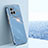 Ultra-thin Silicone Gel Soft Case Cover XL1 for Vivo X80 5G Blue