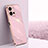 Ultra-thin Silicone Gel Soft Case Cover XL1 for Vivo Y35 4G Pink