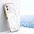 Ultra-thin Silicone Gel Soft Case Cover XL1 for Vivo Y76s 5G White