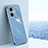 Ultra-thin Silicone Gel Soft Case Cover XL1 for Vivo Y78 Plus 5G Blue