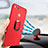 Ultra-thin Silicone Gel Soft Case with Finger Ring Stand A01 for Huawei Honor Play 7X Red