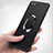 Ultra-thin Silicone Gel Soft Case with Finger Ring Stand A02 for Huawei P10 Black