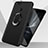 Ultra-thin Silicone Gel Soft Case with Finger Ring Stand for Huawei Honor 7X Black