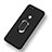 Ultra-thin Silicone Gel Soft Case with Finger Ring Stand for Huawei Honor 7X Black