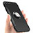 Ultra-thin Silicone Gel Soft Case with Finger Ring Stand for Huawei Honor 9 Black