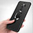 Ultra-thin Silicone Gel Soft Case with Finger Ring Stand for Huawei Mate 9 Black