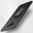 Ultra-thin Silicone Gel Soft Case with Magnetic Finger Ring Stand for Samsung Galaxy Note 9 Black