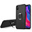 Ultra-thin Silicone Gel Soft Case with Magnetic Finger Ring Stand for Xiaomi Mi 8 Screen Fingerprint Edition Black