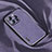 Ultra-thin Silicone Gel Soft Cloth Case Cover AT1 for Apple iPhone 13 Pro Purple