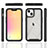 Ultra-thin Silicone Gel Soft Matte Finish Front and Back Case 360 Degrees Cover for Apple iPhone 14