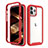 Ultra-thin Silicone Gel Soft Matte Finish Front and Back Case 360 Degrees Cover for Apple iPhone 14 Pro Red