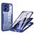 Ultra-thin Silicone Gel Soft Matte Finish Front and Back Case 360 Degrees Cover for Xiaomi Mi 13T 5G Blue