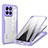 Ultra-thin Silicone Gel Soft Matte Finish Front and Back Case 360 Degrees Cover for Xiaomi Mi 14 5G Clove Purple