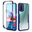 Ultra-thin Silicone Gel Soft Matte Finish Front and Back Case 360 Degrees Cover for Xiaomi Redmi Note 11 SE India 4G Blue