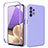 Ultra-thin Silicone Gel Soft Matte Finish Front and Back Case 360 Degrees Cover MJ1 for Samsung Galaxy A32 5G Clove Purple