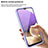 Ultra-thin Silicone Gel Soft Matte Finish Front and Back Case 360 Degrees Cover MJ1 for Samsung Galaxy M32 5G