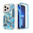 Ultra-thin Silicone Gel Soft Matte Finish Front and Back Case 360 Degrees Cover YJ2 for Apple iPhone 13 Pro Max Blue
