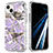 Ultra-thin Silicone Gel Soft Matte Finish Front and Back Case 360 Degrees Cover YJ2 for Apple iPhone 14 Clove Purple