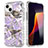 Ultra-thin Silicone Gel Soft Matte Finish Front and Back Case 360 Degrees Cover YJ2 for Apple iPhone 15 Clove Purple