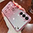 Ultra-thin Transparent Flowers Soft Case Cover for Samsung Galaxy S24 Plus 5G