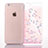 Ultra-thin Transparent Flowers Soft Case Cover T01 for Apple iPhone 6