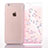 Ultra-thin Transparent Flowers Soft Case Cover T01 for Apple iPhone 6 Plus