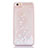 Ultra-thin Transparent Flowers Soft Case Cover T01 for Apple iPhone 6 Plus White