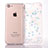 Ultra-thin Transparent Flowers Soft Case Cover T01 for Apple iPhone SE (2020)