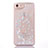 Ultra-thin Transparent Flowers Soft Case Cover T01 for Apple iPhone SE (2020) White