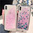 Ultra-thin Transparent Flowers Soft Case Cover T02 for Apple iPhone X