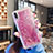 Ultra-thin Transparent Flowers Soft Case Cover T02 for Apple iPhone X Rose Gold