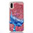 Ultra-thin Transparent Flowers Soft Case Cover T04 for Apple iPhone XR