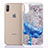 Ultra-thin Transparent Flowers Soft Case Cover T04 for Apple iPhone Xs