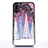 Ultra-thin Transparent Flowers Soft Case Cover T08 for Apple iPhone XR Pink